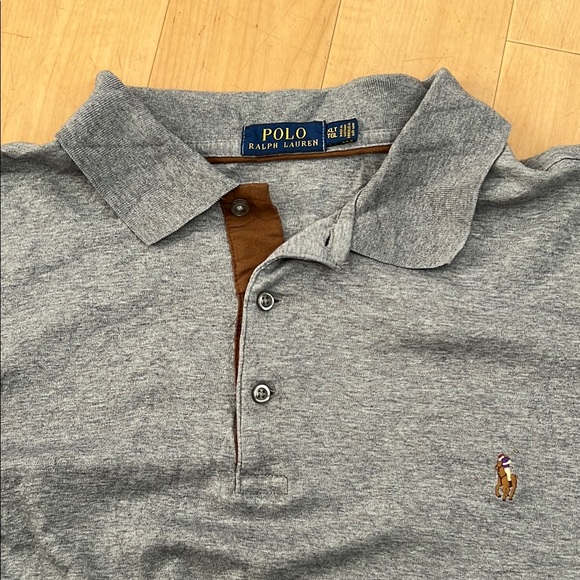 Polo by Ralph Lauren Gray Polo long sleeve Shirt Classic - Picture 3 of 11